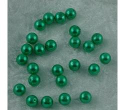25 Perlen 8mm gruen